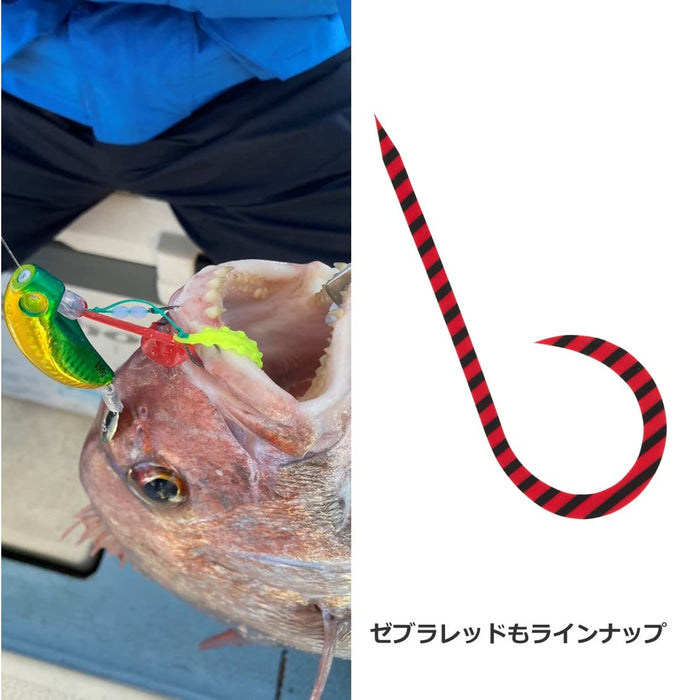 Daiwa Tairaba 硅胶领带 单卷 橙色斑马