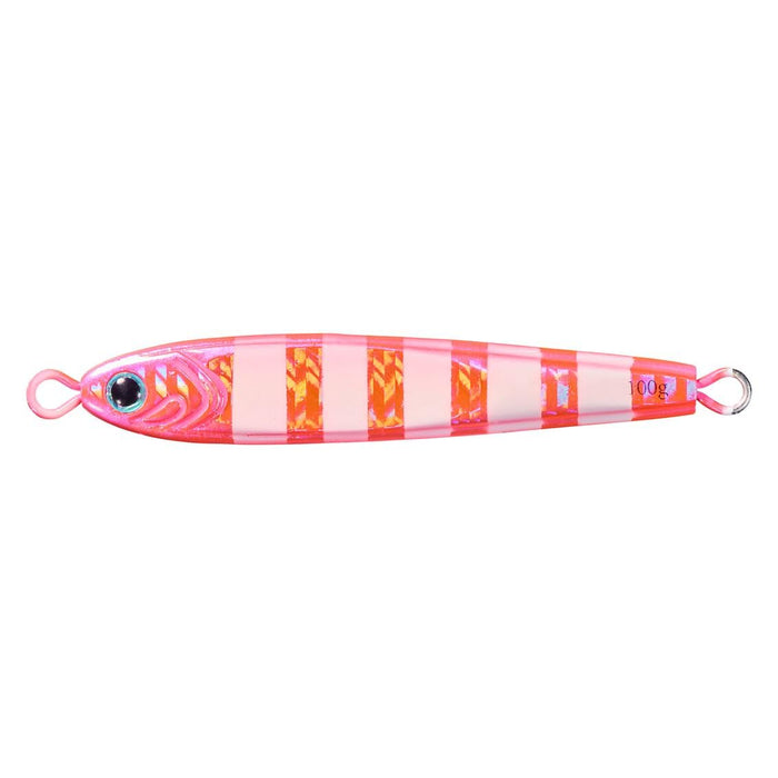 Daiwa Tungsten Jig 100G Hairtail Pink Zebra Glow by Daiwa