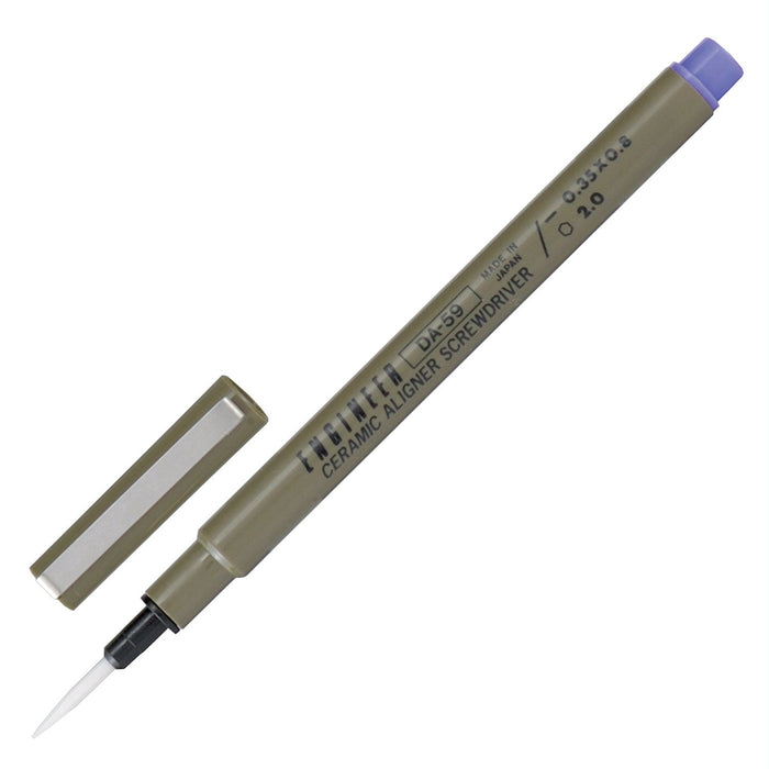 Engineer Brand Ceramic Adjustment Driver 0.35x0.8mm DA-59 Tool