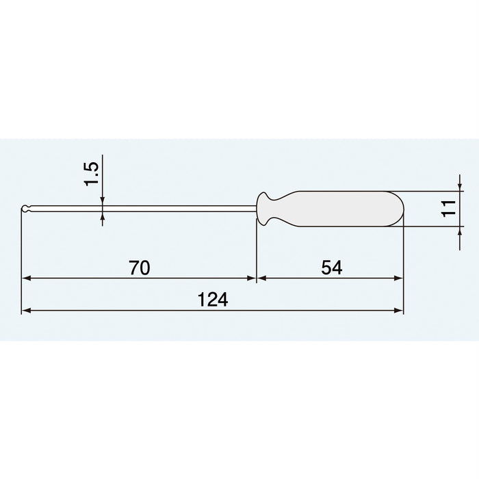 Engineer 品牌的工程師 1.5 毫米 Db-15 球頭驅動器（帶相反側）