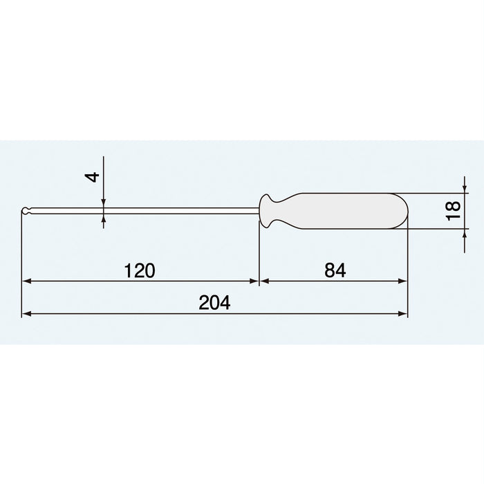 Engineer Db-40 Ball Driver 4.0Mm - Premium Quality Opposite Side Design