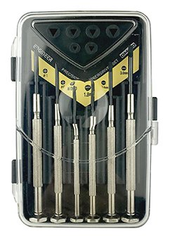 Engineer 6-Piece Precision Screwdriver Set DM-60 for Detailed Work