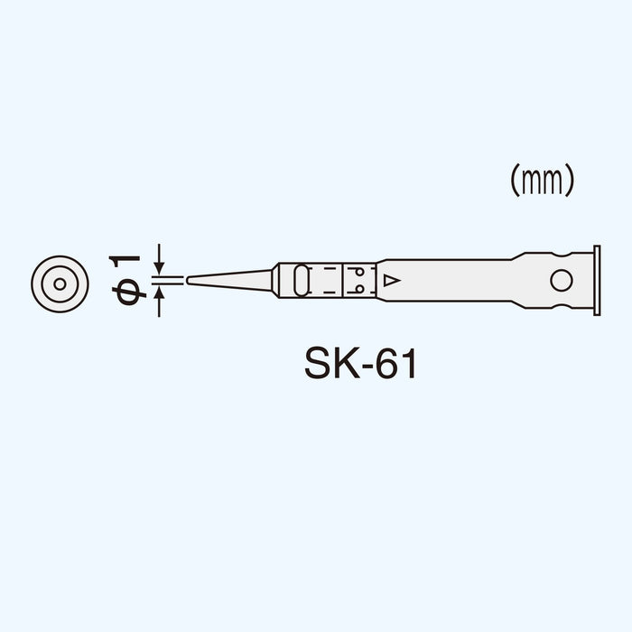 工程师 SK-61 优质烙铁头，适用于 SK-60 系列