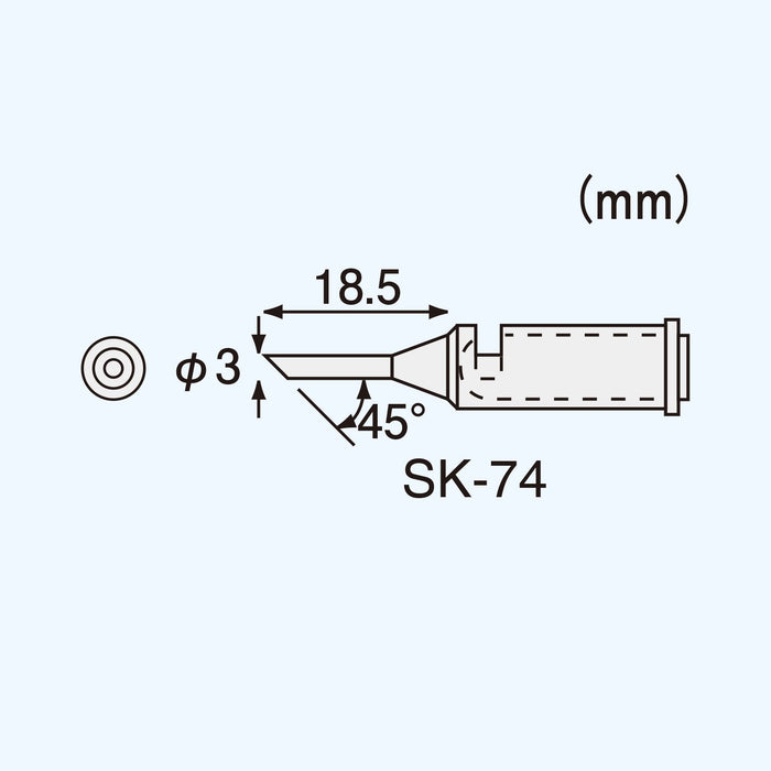 Engineer SK-74 Compatible Soldering Iron Tip for SK-70 Series