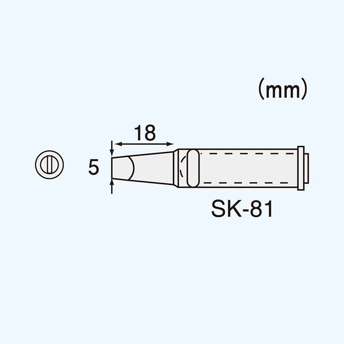 Engineer Sk-81 Replacement Soldering Iron Tip for Sk-70 Series