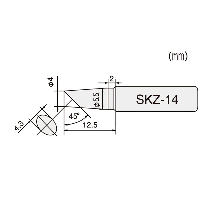 Engineer Skz-14 高品質烙鐵頭，適合精密作業