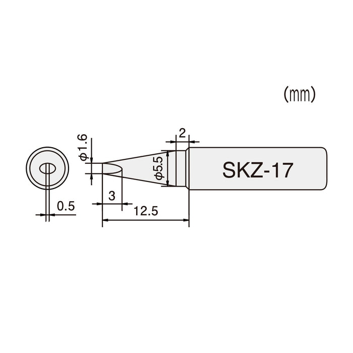 Engineer Skz-17 High-Quality Soldering Iron Tip for Precision Work