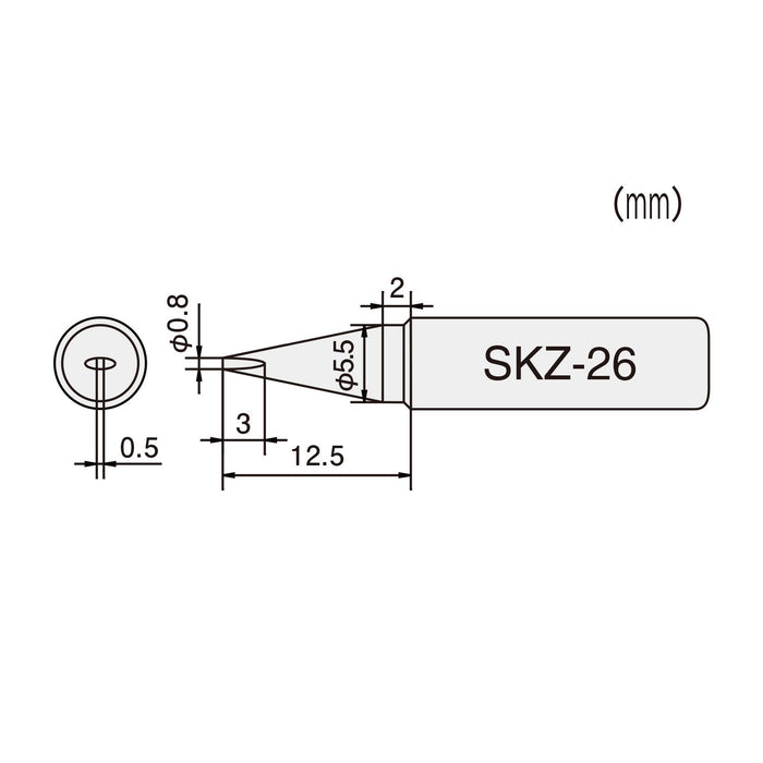 Engineer Brand SKZ-26 Soldering Iron Tip for Precision Engineering