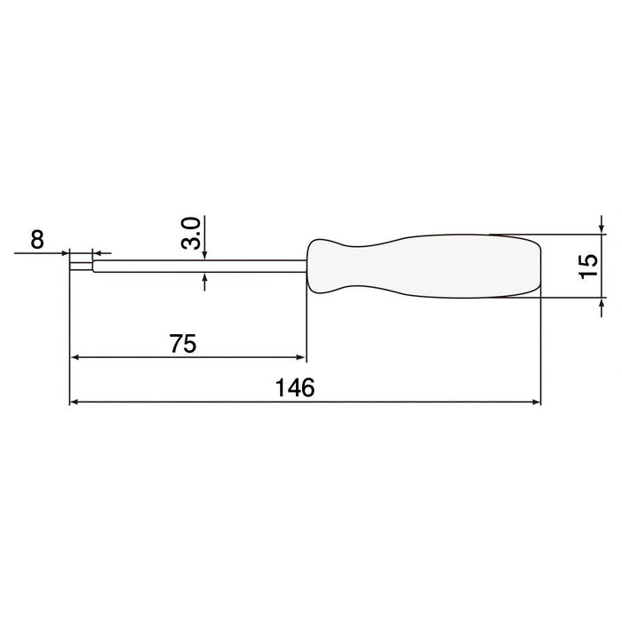 Engineer T4 Hexlobe Screw Driver Special Dt-04 Screwdriver Tool