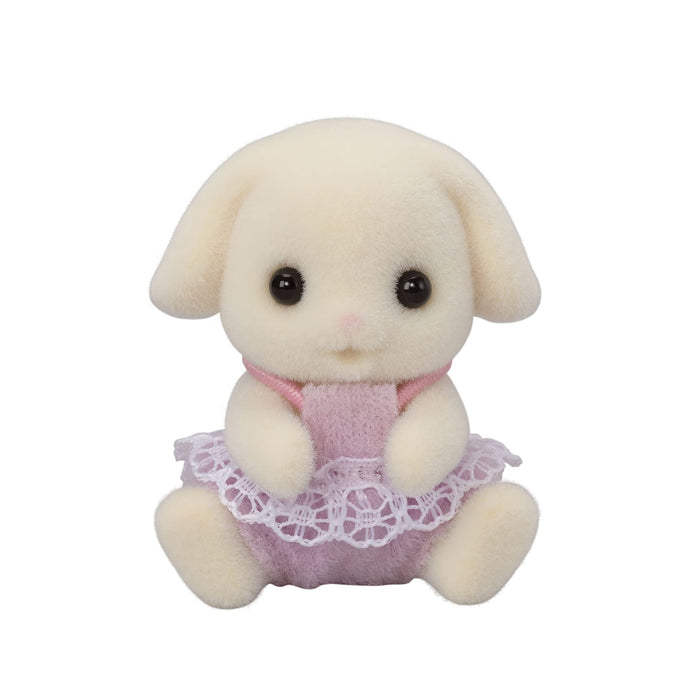 Epoch Flora Rabbit Twins Sylvanian Families 玩偶 U-104 适合 3 岁以上娃娃屋玩具