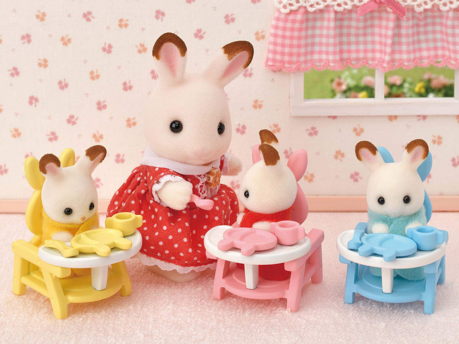 Epoch Sylvanian Families 巧克力兔娃娃連家具套裝