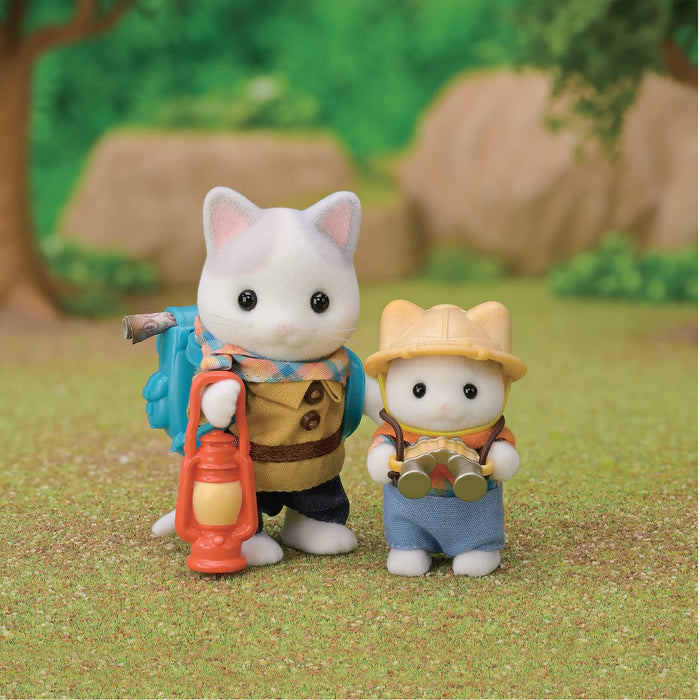 Epoch Sylvanian Families 拿鐵貓兄弟姊妹玩具屋套裝兒童玩具 3 歲以上