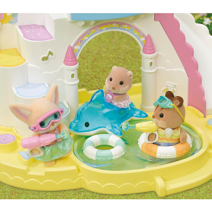 Epoch Sylvanian Families 友谊水上游戏套装 S-75 玩具娃娃屋，适合 3 岁以上儿童