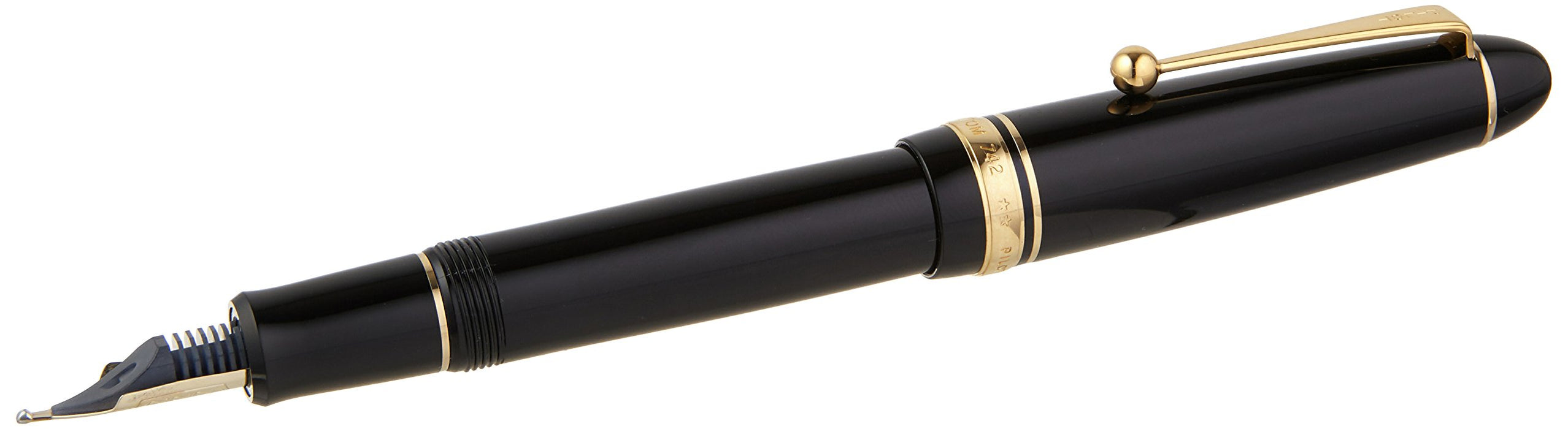 Pilot Black Axis Fountain Pen Custom 742 Course C Model - FKK2000RBC