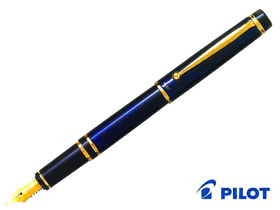 Pilot FG1MRBLF Granse 细尖钢笔黑色和蓝色轴