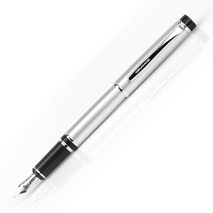 Pilot Granse NC Diamond Silver F Fountain Pen FGNC1MRDSF