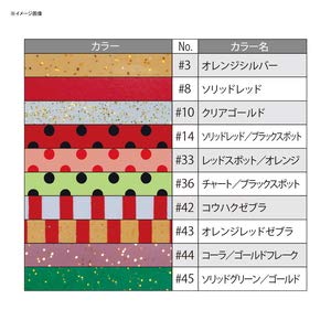 Gamakatsu Sakuragen Silicone Tie Pintail Red Black Spot #14