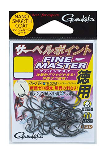 Gamakatsu Small Value Saber Point Fine Master Nsc Ss Hooks