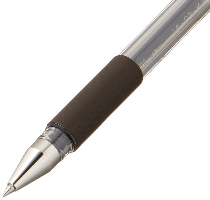 Mitsubishi Pencil Signo Ultra Fine 0.28Mm Gel Ink Ballpoint Pen in Brown Black