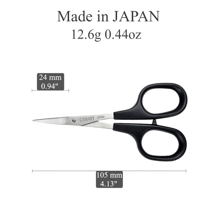 Hasegawa Knives Extra Fine Design Scissors Black DS-100 10.5cm Total 1.8cm Blade