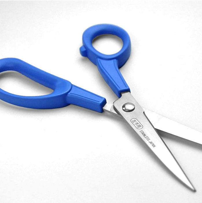 Hasegawa Knives Blue Left-Handed Office Scissors 17cm Total 6.5cm Blade Length