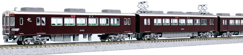 加藤 N Gauge 4 節車廂套裝 10-1244 阪急 6300 系列鐵路模型火車