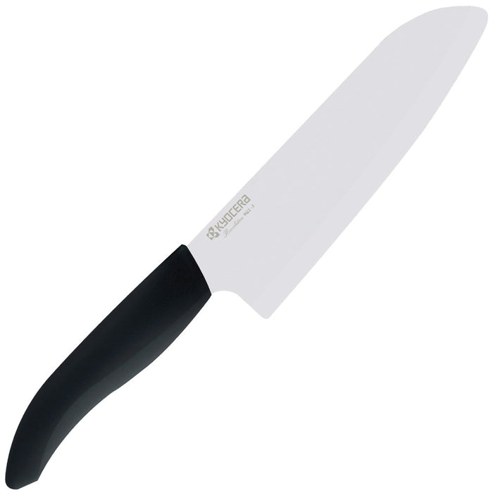 Kyocera 16cm Ceramic Santoku Knife Lightweight Sharp Rust-Free Dishwasher Safe