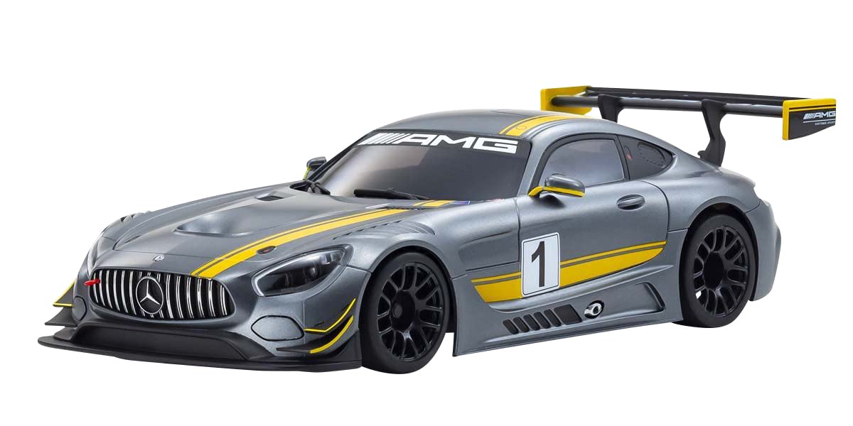 Kyosho Asc MR03W-MM 梅赛德斯 AMG GT3 灰色/黄色 MZP247GY