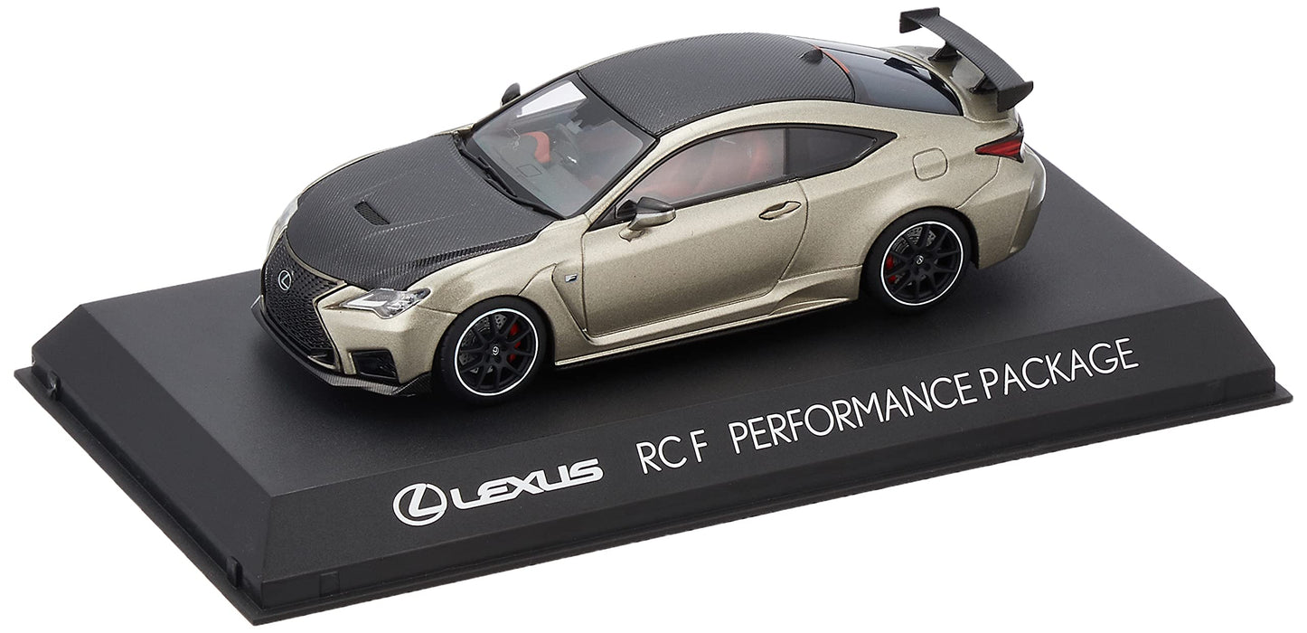 Kyosho 1/43 Lexus RC F Sonic Titanium RH Finished