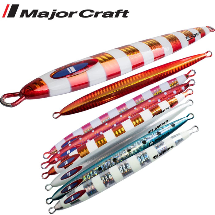 Major Craft Jig Para 垂直长慢速 200G 诱饵 - 红金