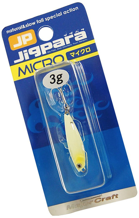 Major Craft Jigpara Micro Lure 3G #19 All Glow Metal Jig