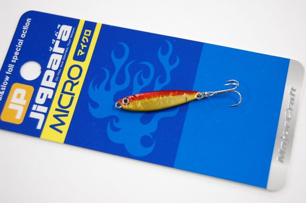 Major Craft Jigpara Micro 3G Metal Jig Lure Red Gold