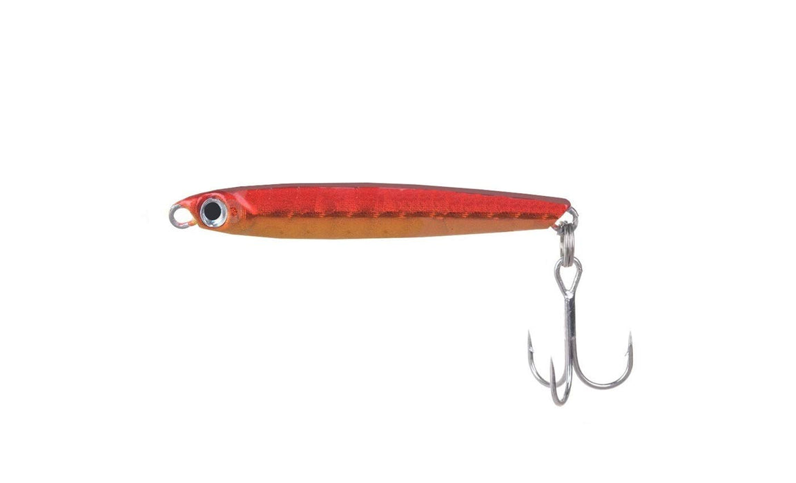 Major Craft Jigpara Micro Slim 3G Red Gold Metal Jig Lure