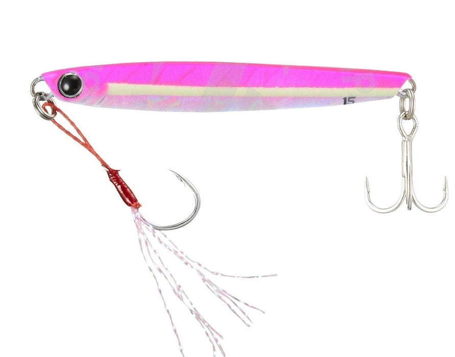 Major Craft Jigpara Micro Slim 15G Glow Pink Lure