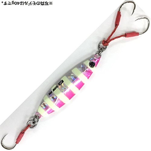 Major Craft Jigpara Shore Slow 30G Metal Jig #26 Zebra Pink Jpslow-30