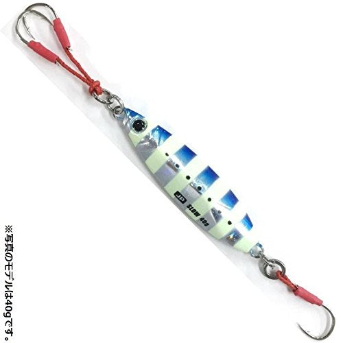 Major Craft Jigpara Shore Slow Jig 30G 斑马沙丁鱼 Jpslow-30 诱饵