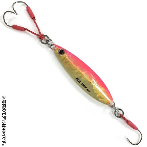 Major Craft Jigpara Shore Slow 40G Pink Gold - Metal Jig Lure for Fishing