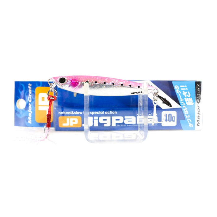 Major Craft Jigpara Short 40G Pink Sardine Lure - High Performance Fishing Jig