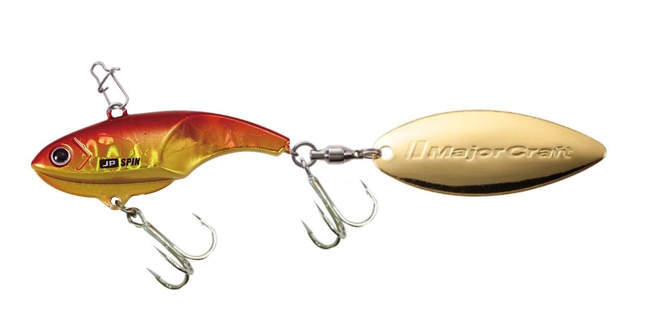 Major Craft Jigpara Spin Lure 18G Red Gold | Top Fishing Jig