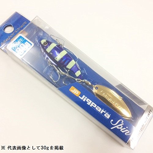 主要工藝金屬夾具 Jigpara 旋轉 30G 斑馬紫色 #24 魚餌