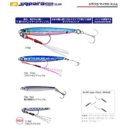 Major Craft 金属夹具 Jig Para Micro Slim Jpmsl 1.5G 红金