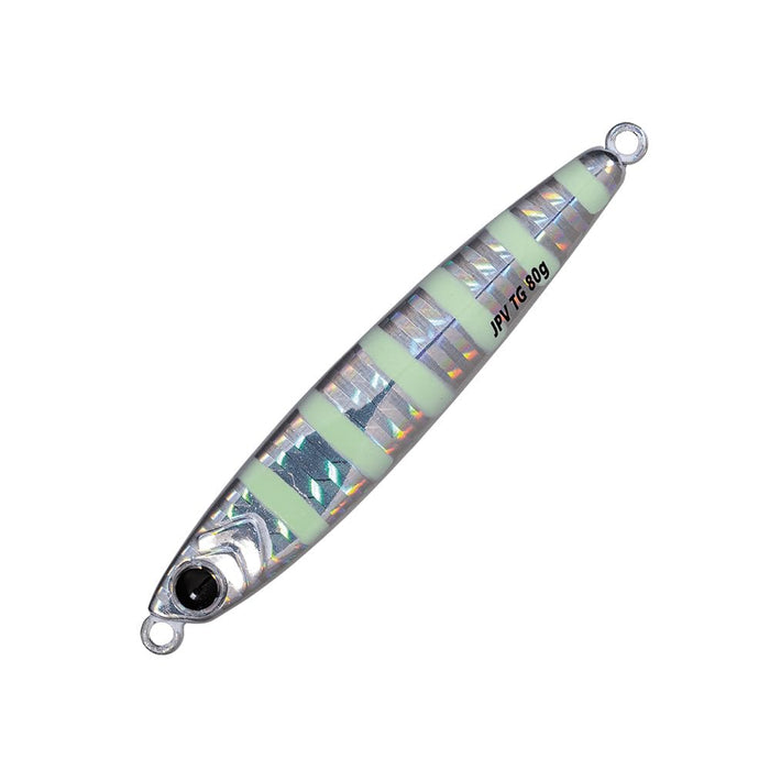 Major Craft Jigpara Vertical Tungsten 100G Zebra Glow #007 Lure