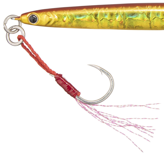 Major Craft Metal Jig Maki Jet 30G Red Gold Lure #3