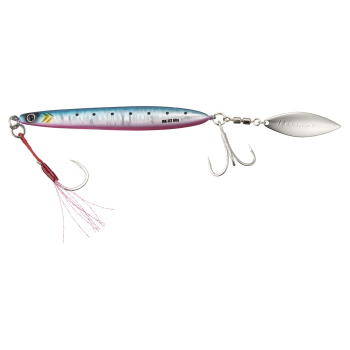 Major Craft Metal Jig Maki Jet 60G Blue Pink Sardine Lure #78