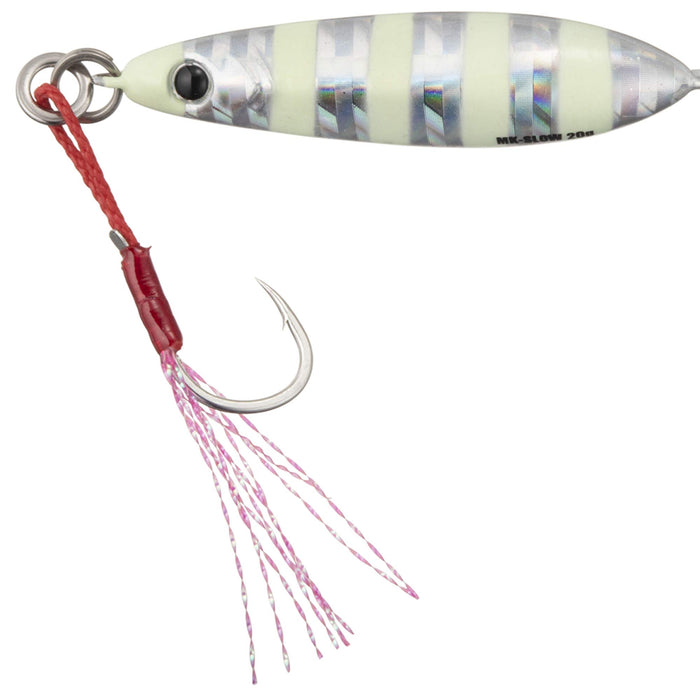 Major Craft Metal Jig Maki Slow 20G Zebra Glow #7 Lure