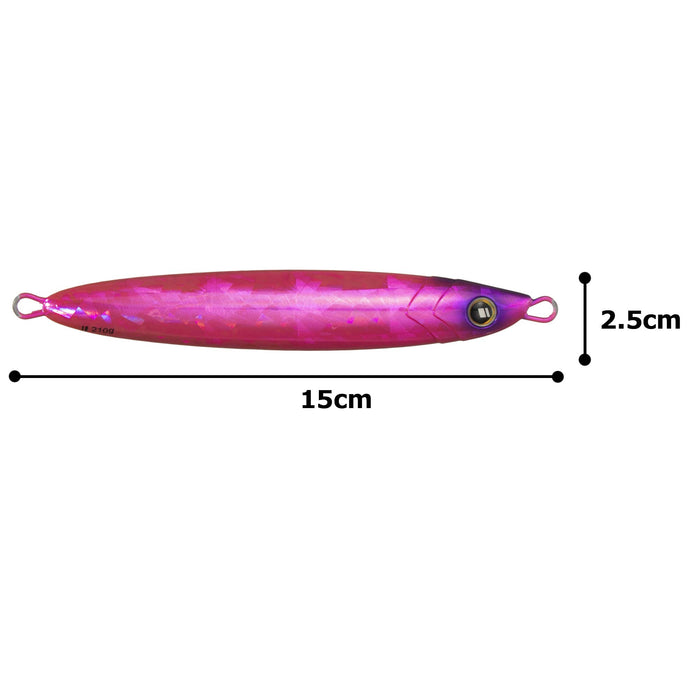 Major Craft Metal Jig Tachijigi Dojo Slow Fall Pink 210G #7 Lure