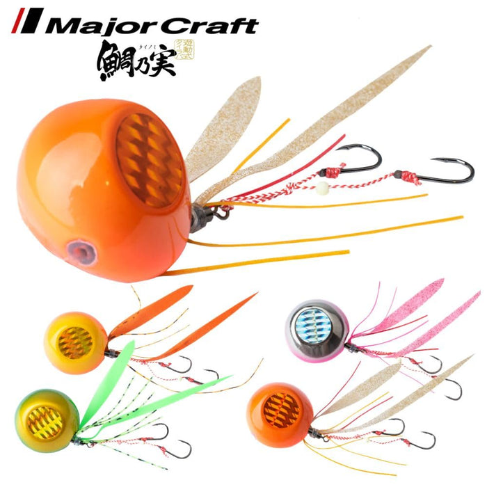 Major Craft Metal Jig Tai Chisel 100G 橙色鱼饵