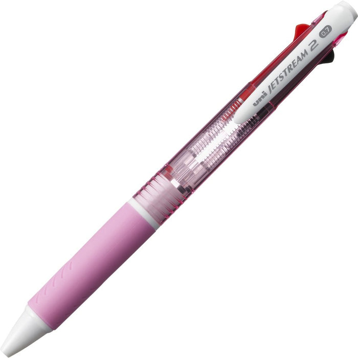 Mitsubishi Pencil Jet Stream 2 Color Ballpoint Pens 0.7mm Pink Ink Pack of 10