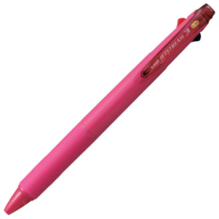 Mitsubishi Pencil Jet Stream 0.38 Easy to Write 3 Color Ballpoint Pen Rose Pink