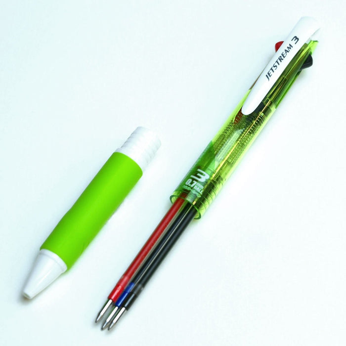 Mitsubishi Pencil Jet Stream 3-Color 0.7 Ballpoint Pen Green Easy to Write